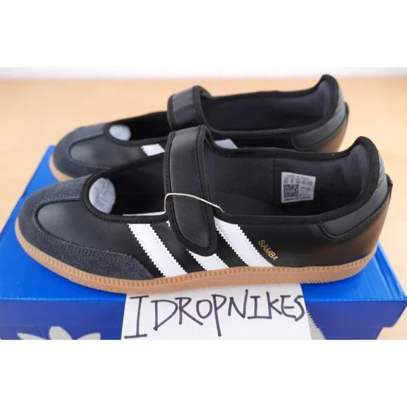 Adidas Samba Jane Black/White Gum Women's Shoes - Picture 3 of 9